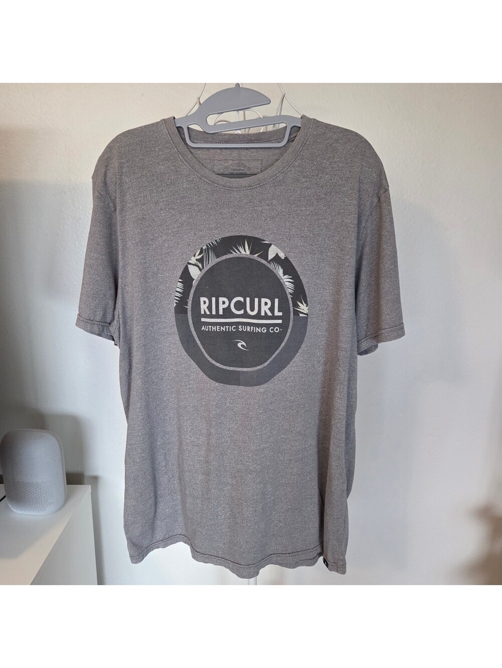 Rip Curl Authentic Surfing Co. Gray T-Shirt Large